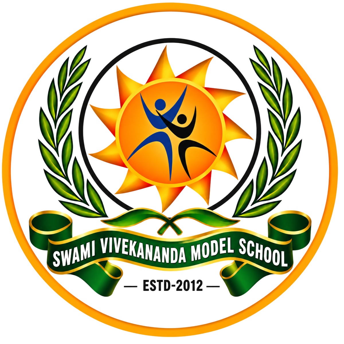 Swami Vivekananda Model School logo